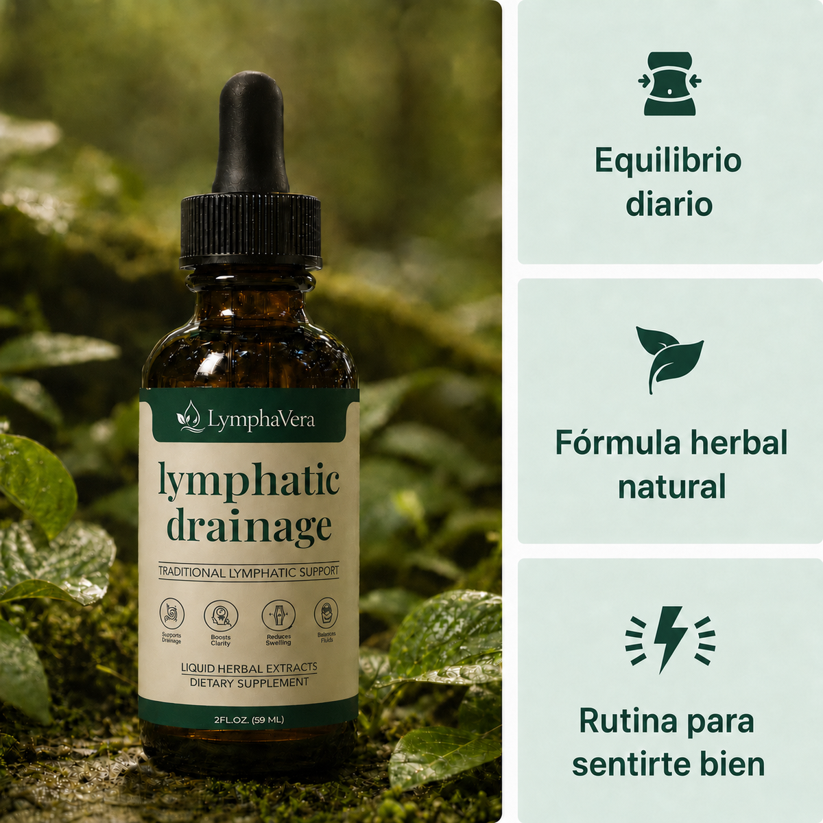 LymphaVera® Gotas de Drenaje Linfático